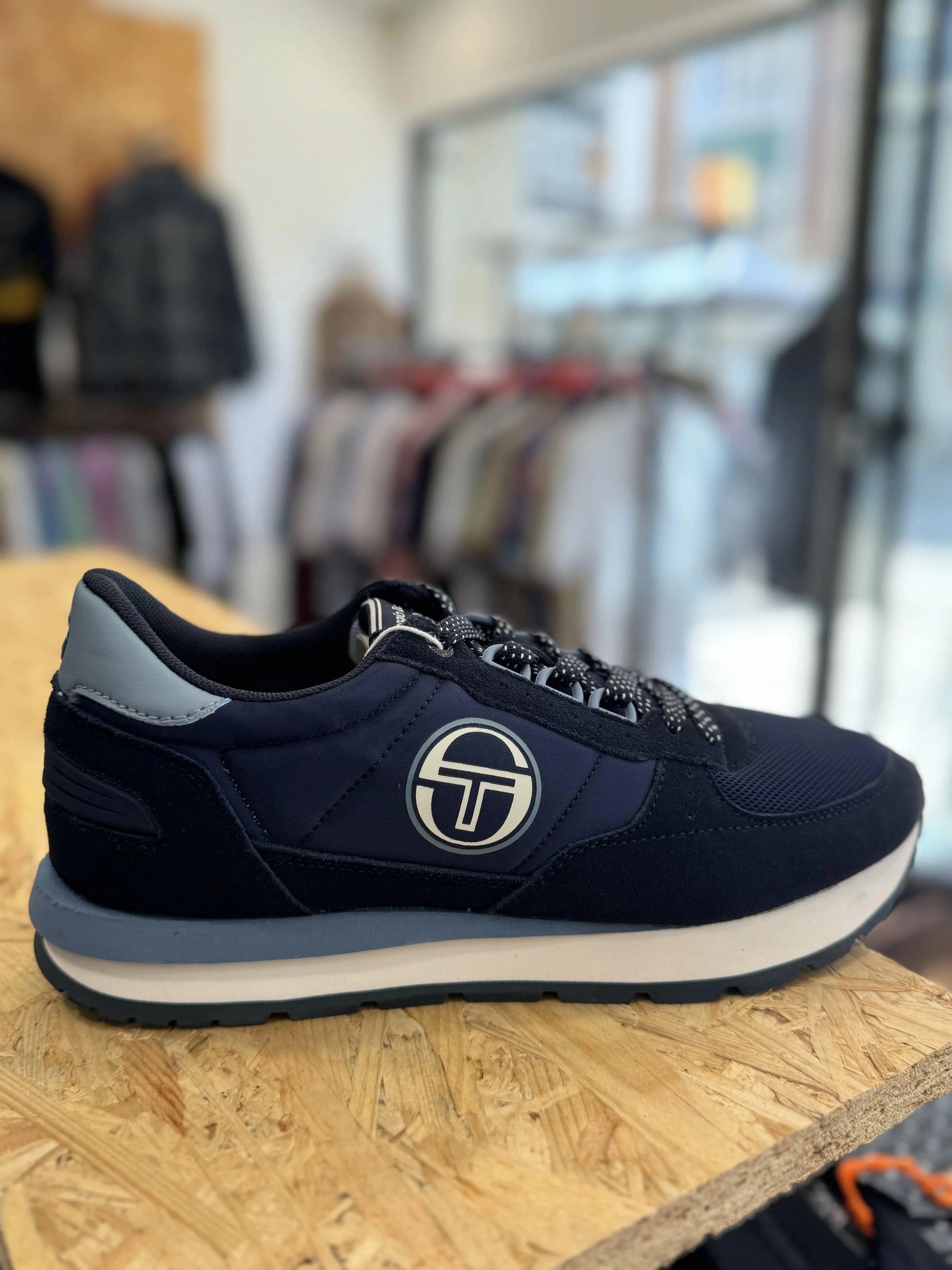 Sergio Tacchini Venezia Trainers-Navy Blue/Off White - RD1 Clothing