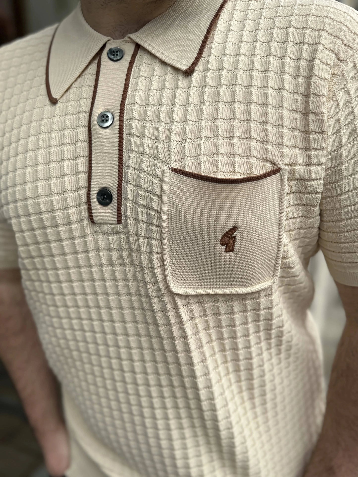 Gabicci Vintage Roy S/S Polo Cream - RD1 Clothing