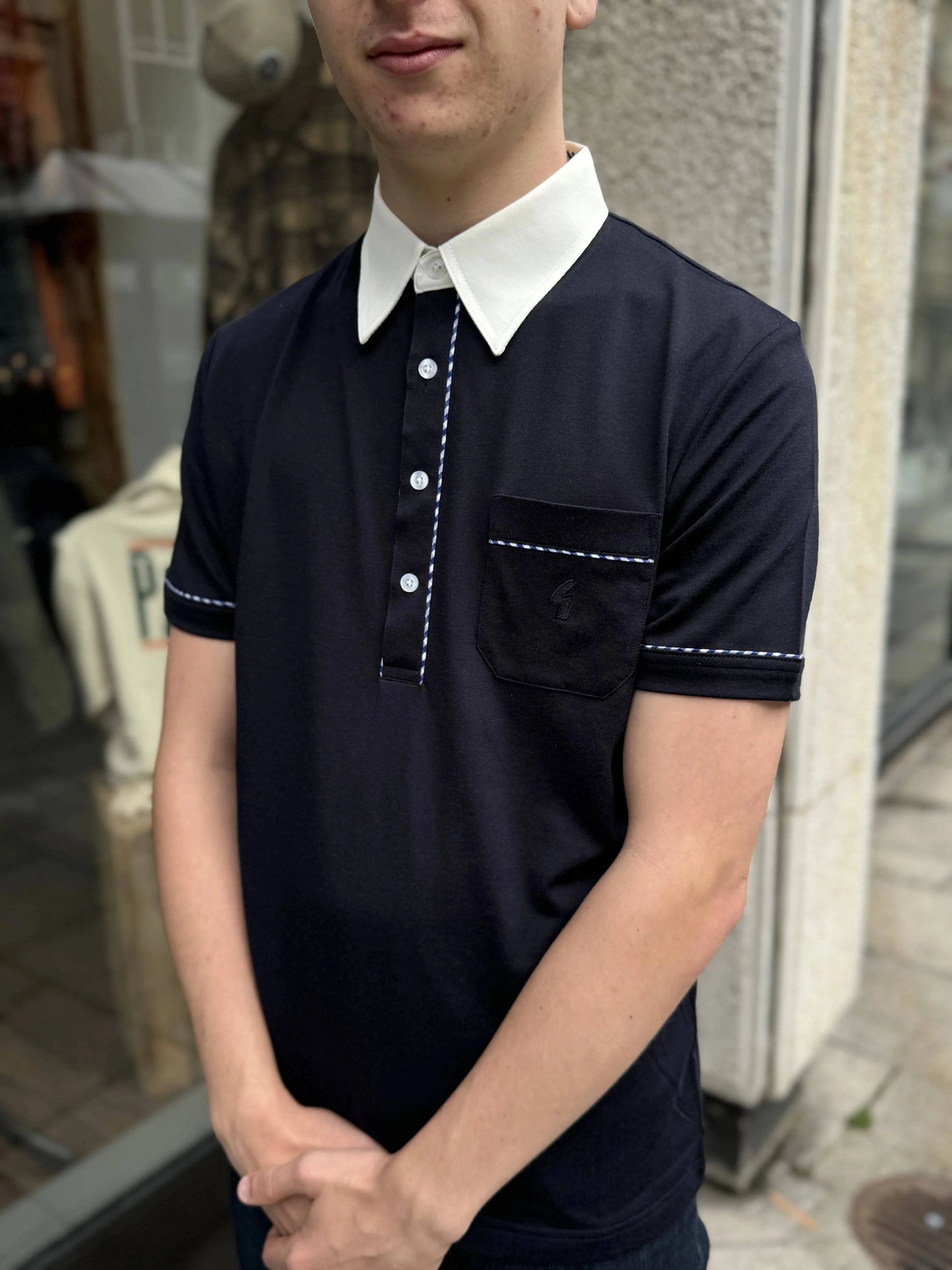 Gabicci Vintage Patrick S/S Polo Navy - RD1 Clothing