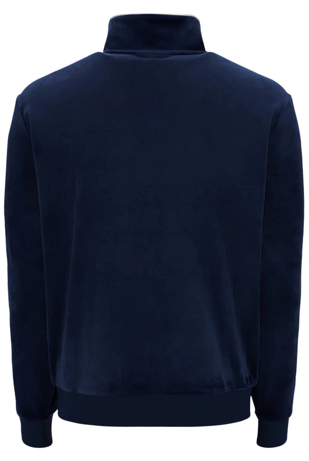 Fila Irving Velour Track Top in Navy/White - RD1 Clothing