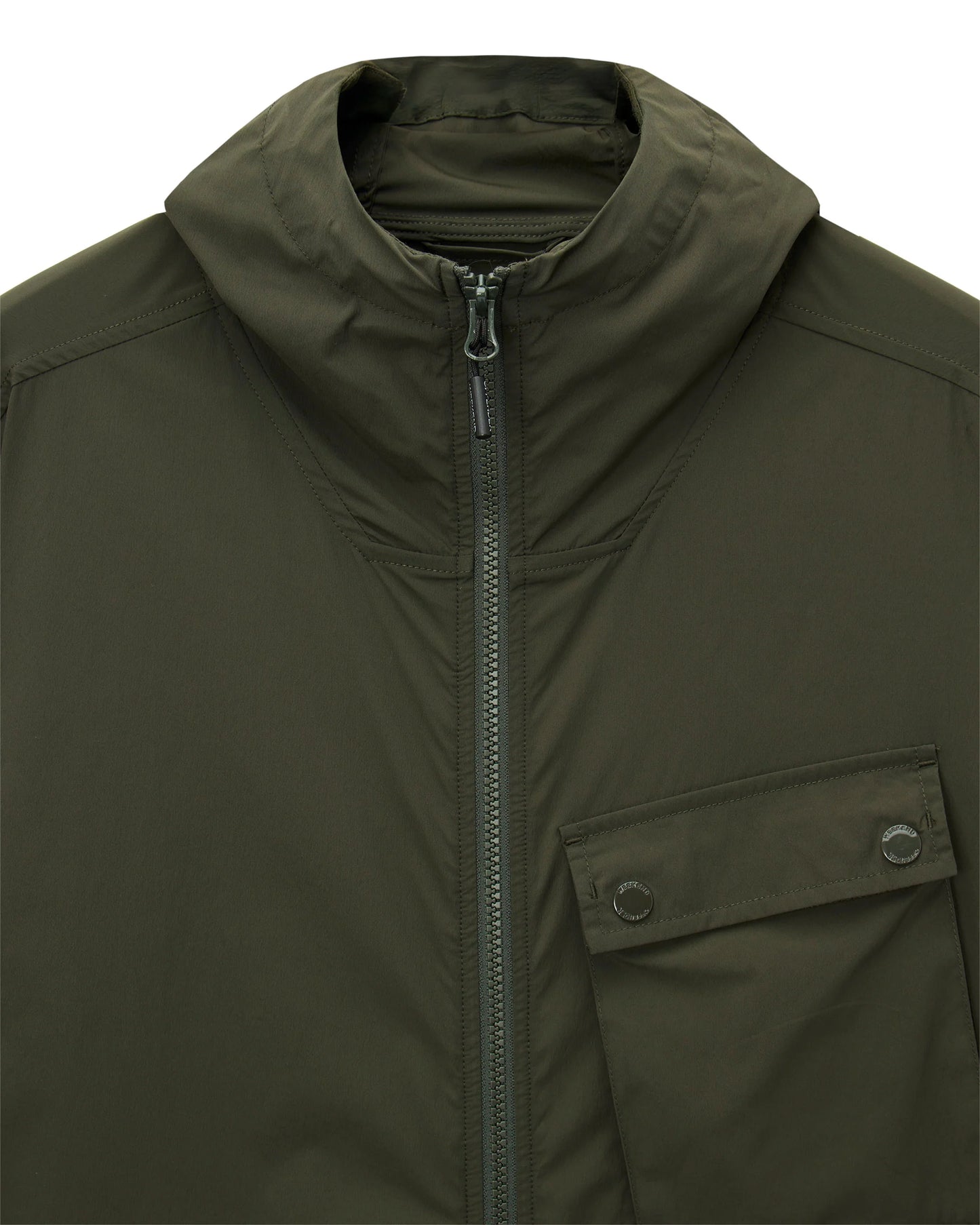 Weekend Offender Temara Technical Windbreaker Jacket in Black Forest - RD1 Clothing