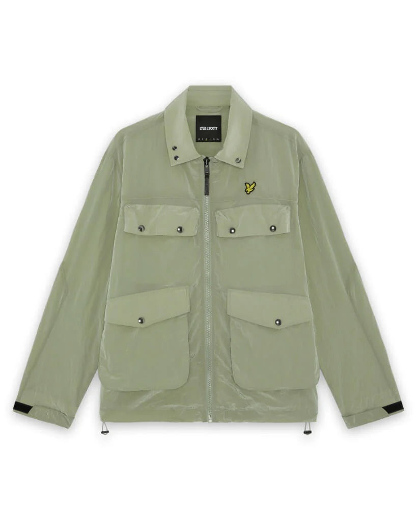 Lyle & Scott 4 Pockets Blouson Jacket Smoke Olive
