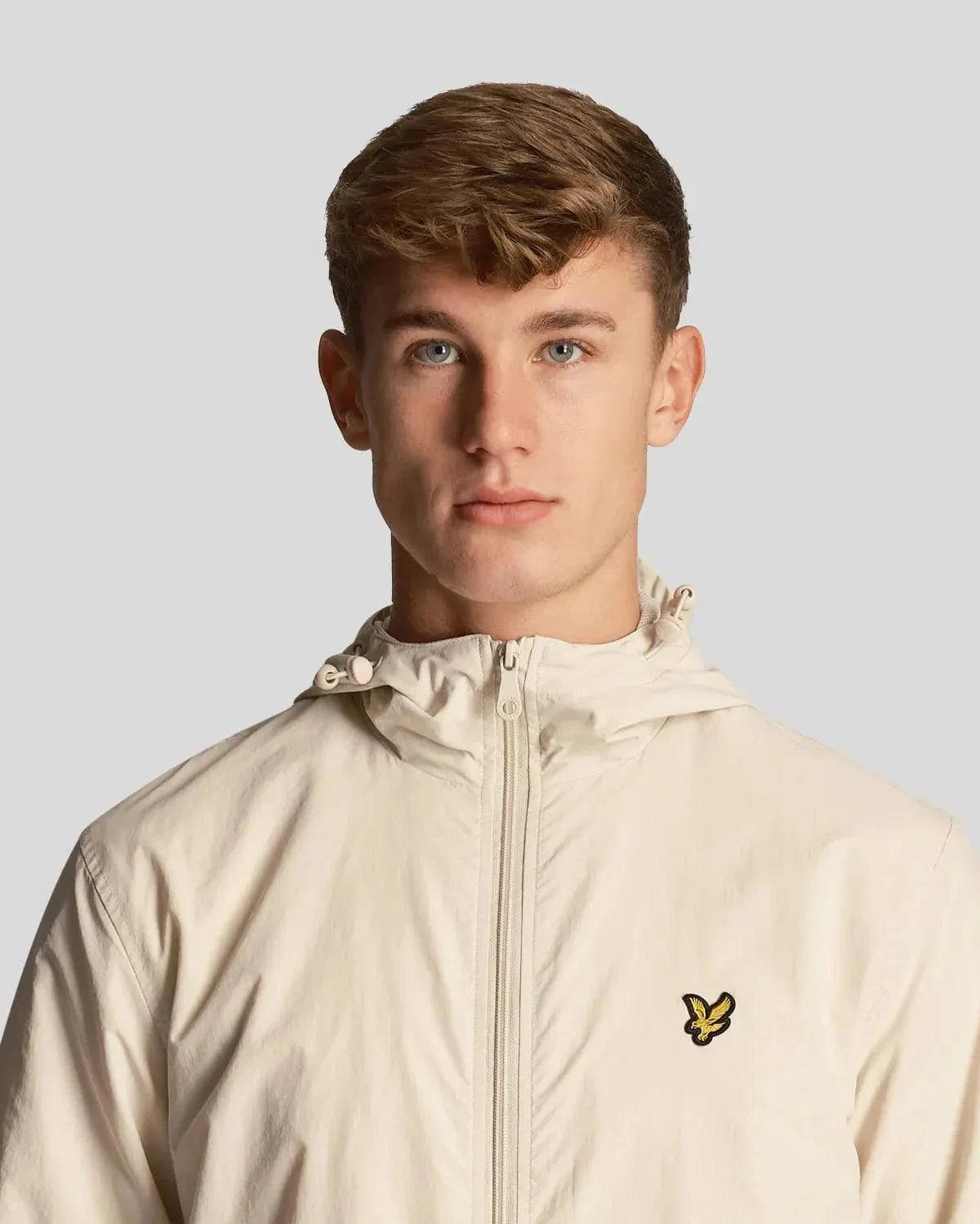 Lyle & Scott Zip Through Hooded Jacket In Cove - RD1 Clothing