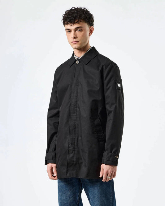 Weekend Offender Whitehouse Mac Jacket Black/House Check Back - RD1 Clothing