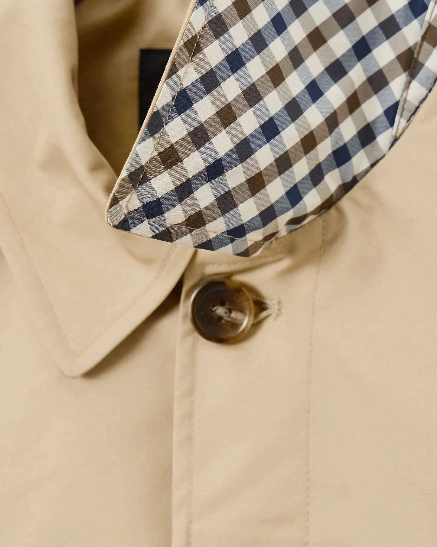 Weekend Offender Whitehouse Mac Jacket Stone/House Check Back - RD1 Clothing