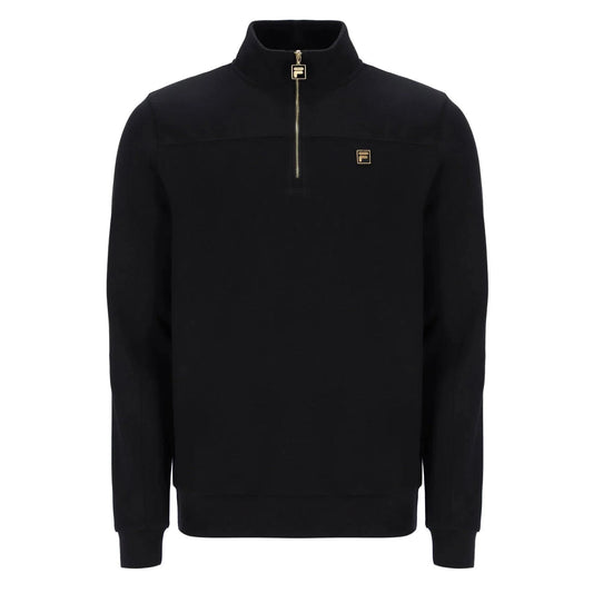 Fila Gold Kevin Half Zip Sweatshirt in Black - RD1 Clothing