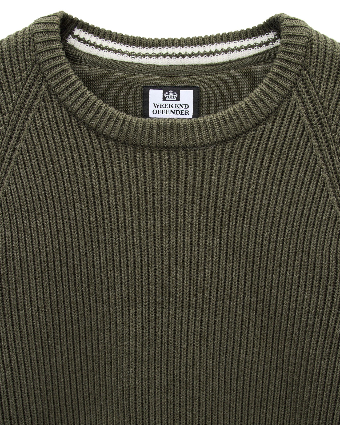Weekend Offender Morello Jumper Black Forest Green