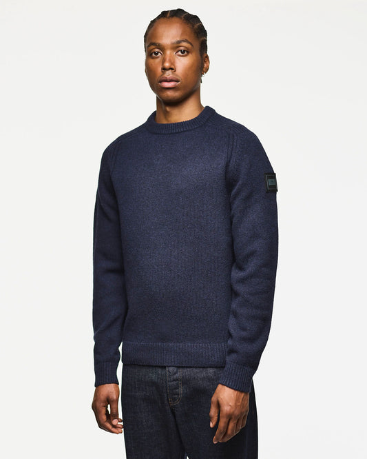 Weekend Offender Zagreb Wool Jumper Navy