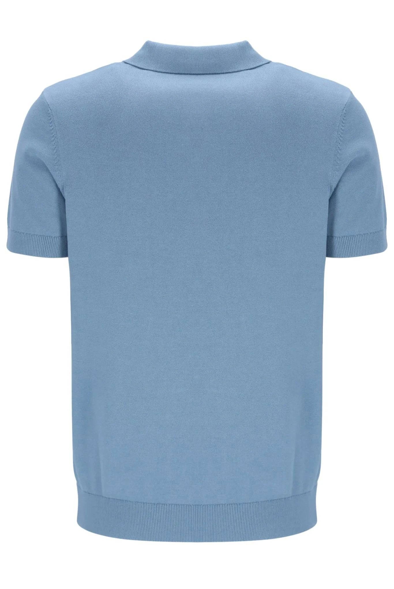 Fila Gold Lucian Square Knit Polo Denim