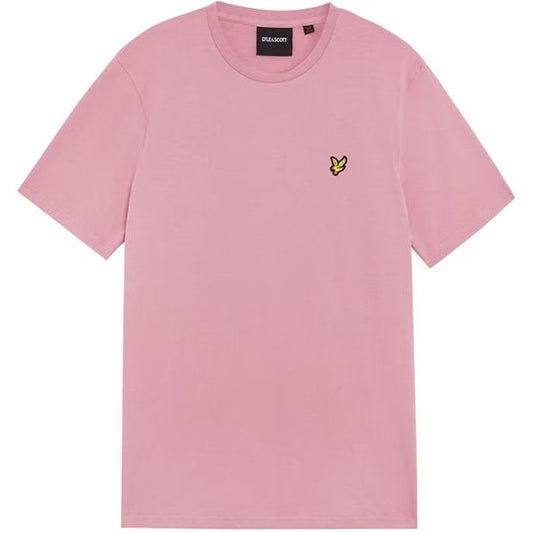 Lyle & Scott Cotton Crew Neck T-Shirt Garden Rose - RD1 Clothing