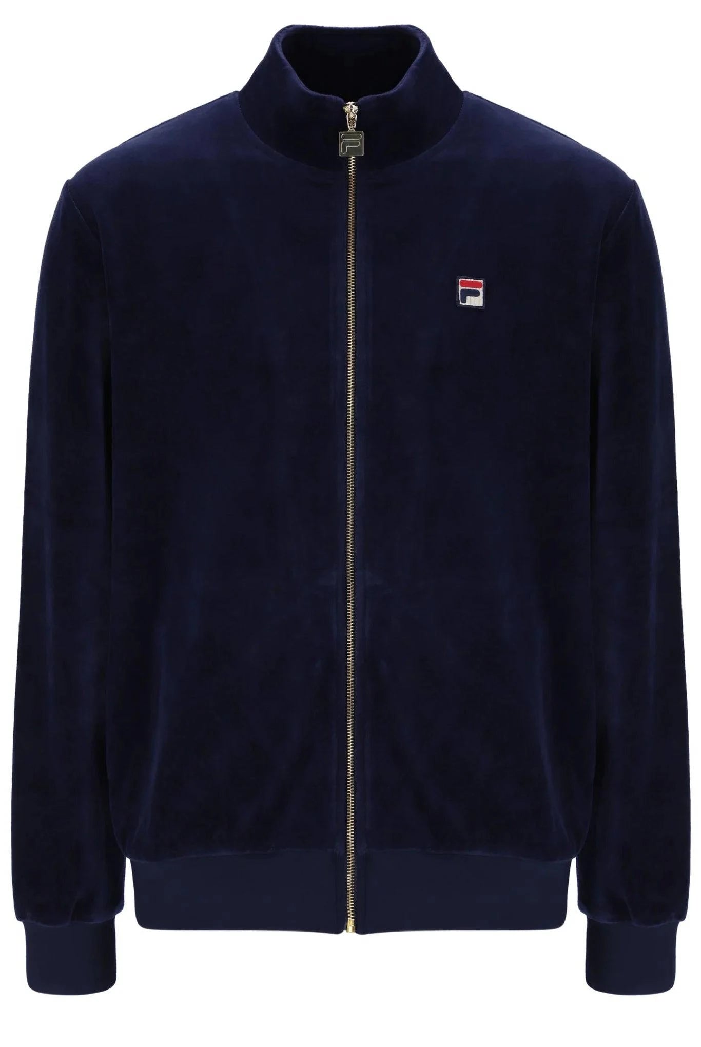Fila Marc Velour Track Top Navy - RD1 Clothing