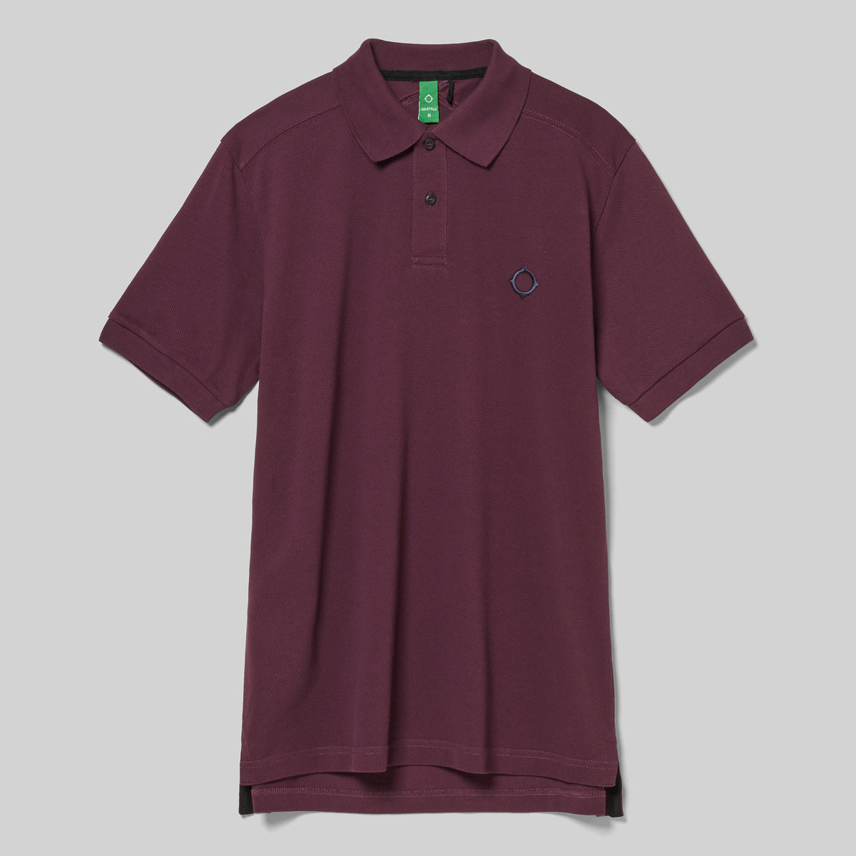 MA.STRUM Pique Polo Wine