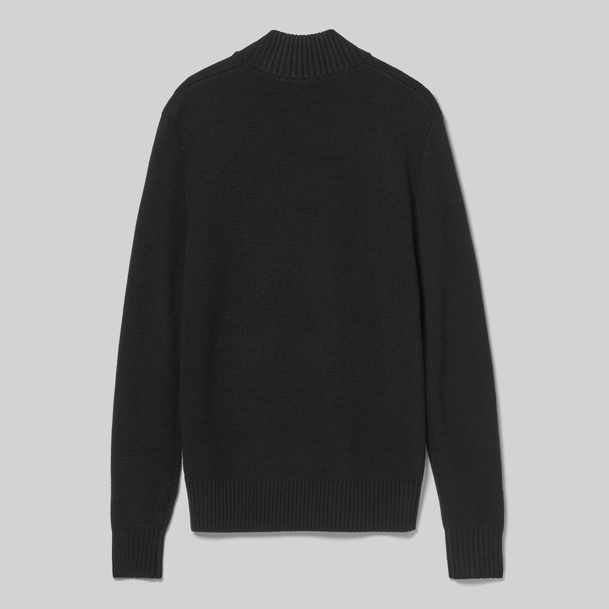 MA.STRUM Sarl Quarter Zip Sweater Black