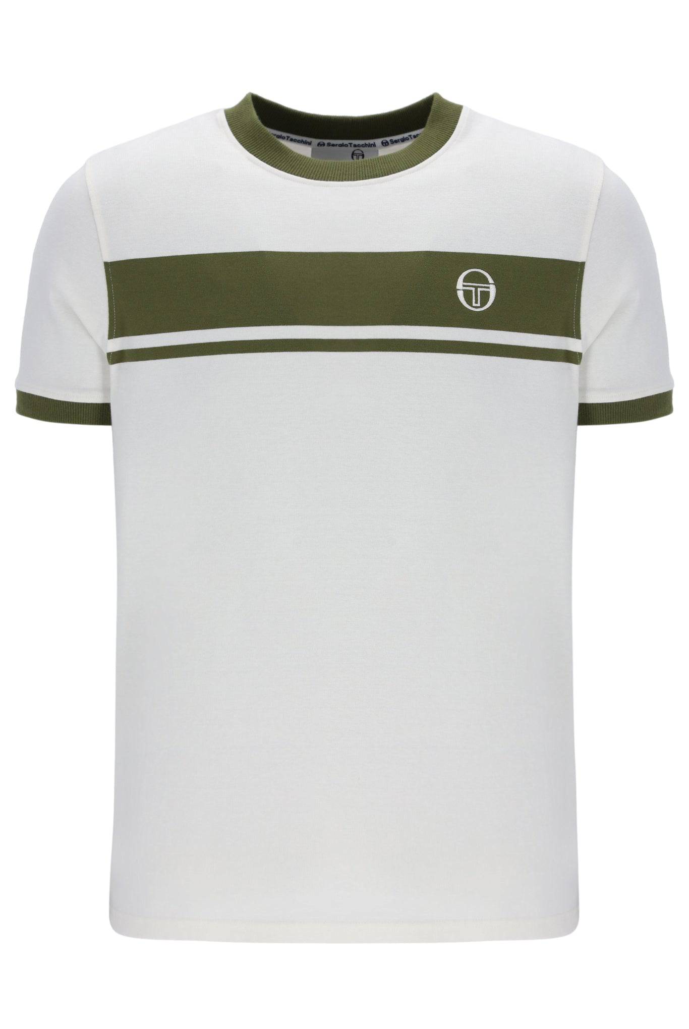 Sergio Tacchini Master T-Shirt Gardenia/Sphagnum - RD1 Clothing