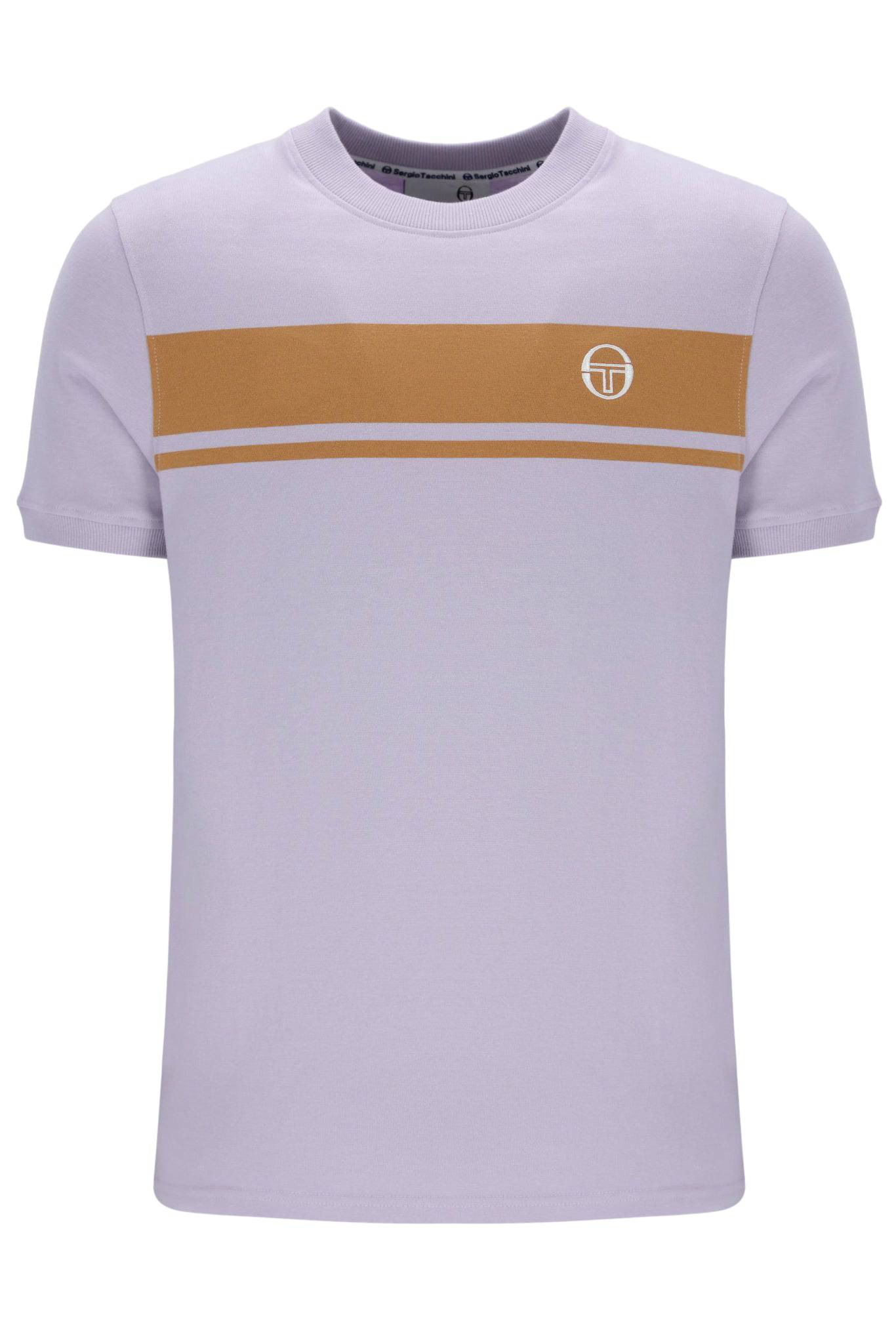 Sergio Tacchini Master T-Shirt in Thistle/Biscuit - RD1 Clothing