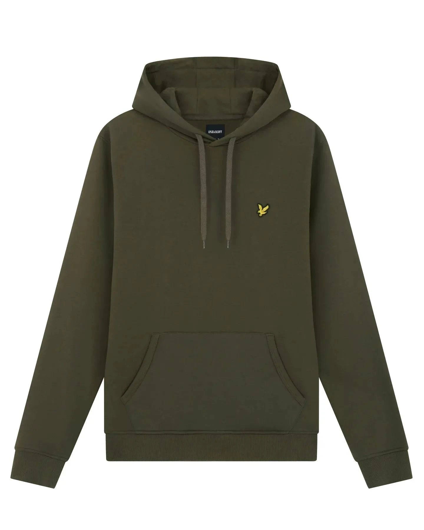 Lyle & Scott Pullover Hoodie In Olive - RD1 Clothing