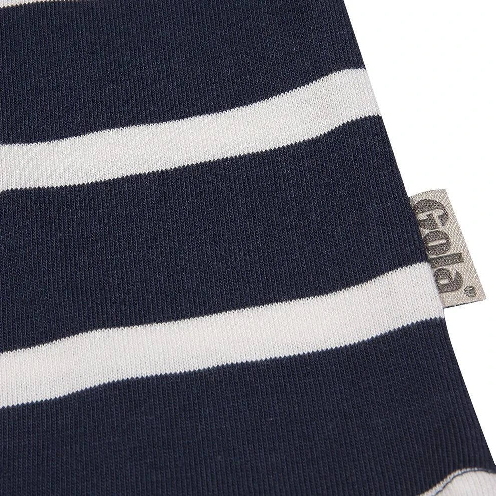Gola Navy Striped T-Shirt with Embroidered Logo - RD1 Clothing