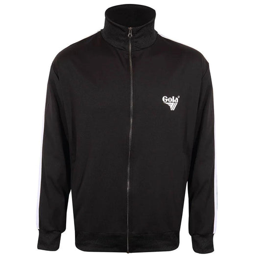Gola Classics Logo Tricot Zip Through Jacket In Black - RD1 Clothing