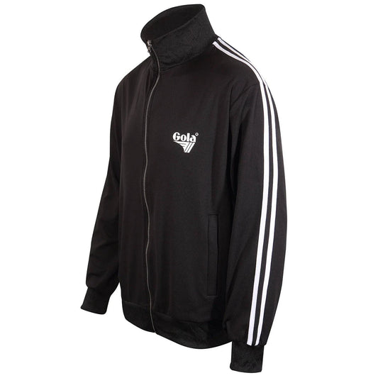 Gola Classics Logo Tricot Zip Through Jacket In Black - RD1 Clothing