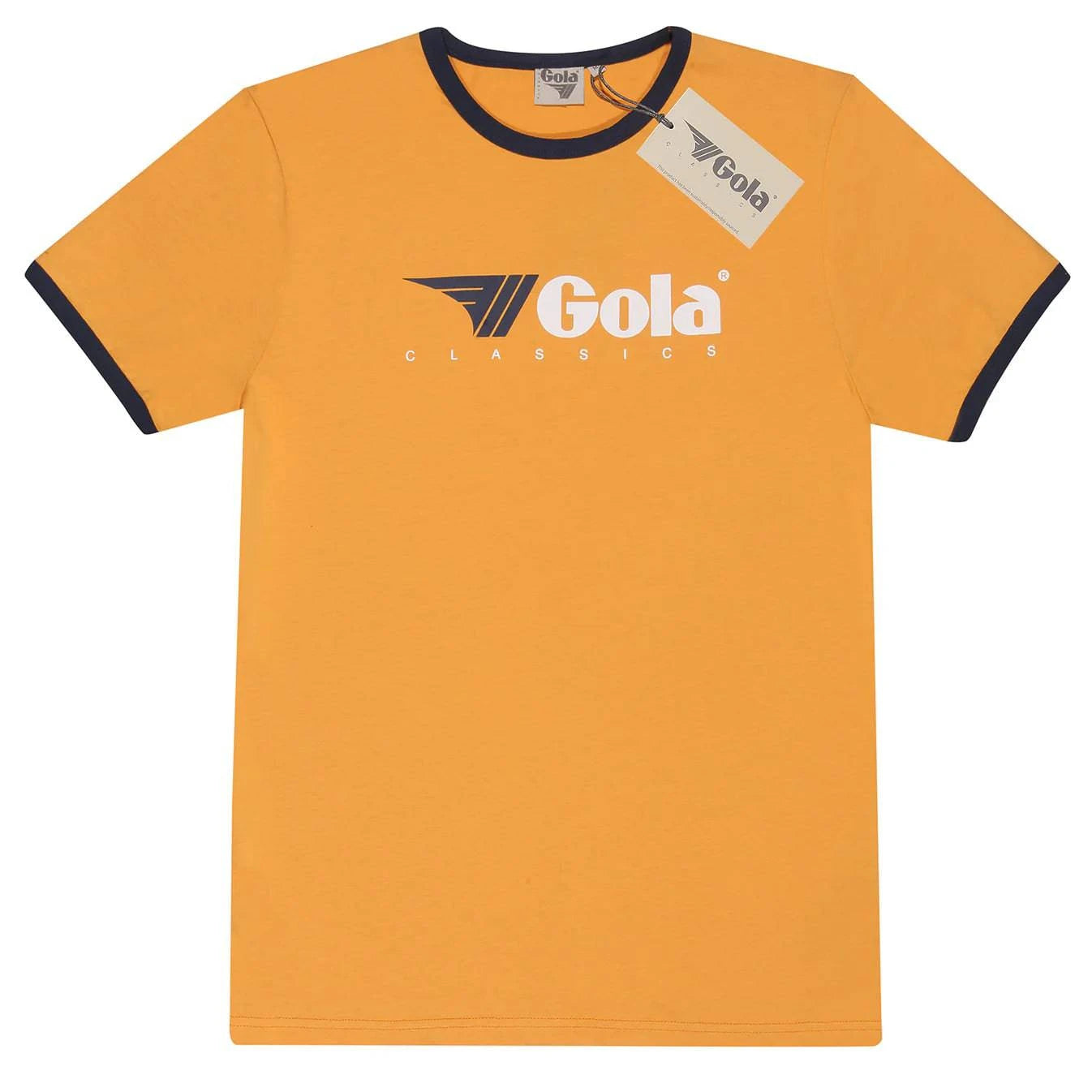 Gola Priinted Ringer T-shirt Gold/Black - RD1 Clothing