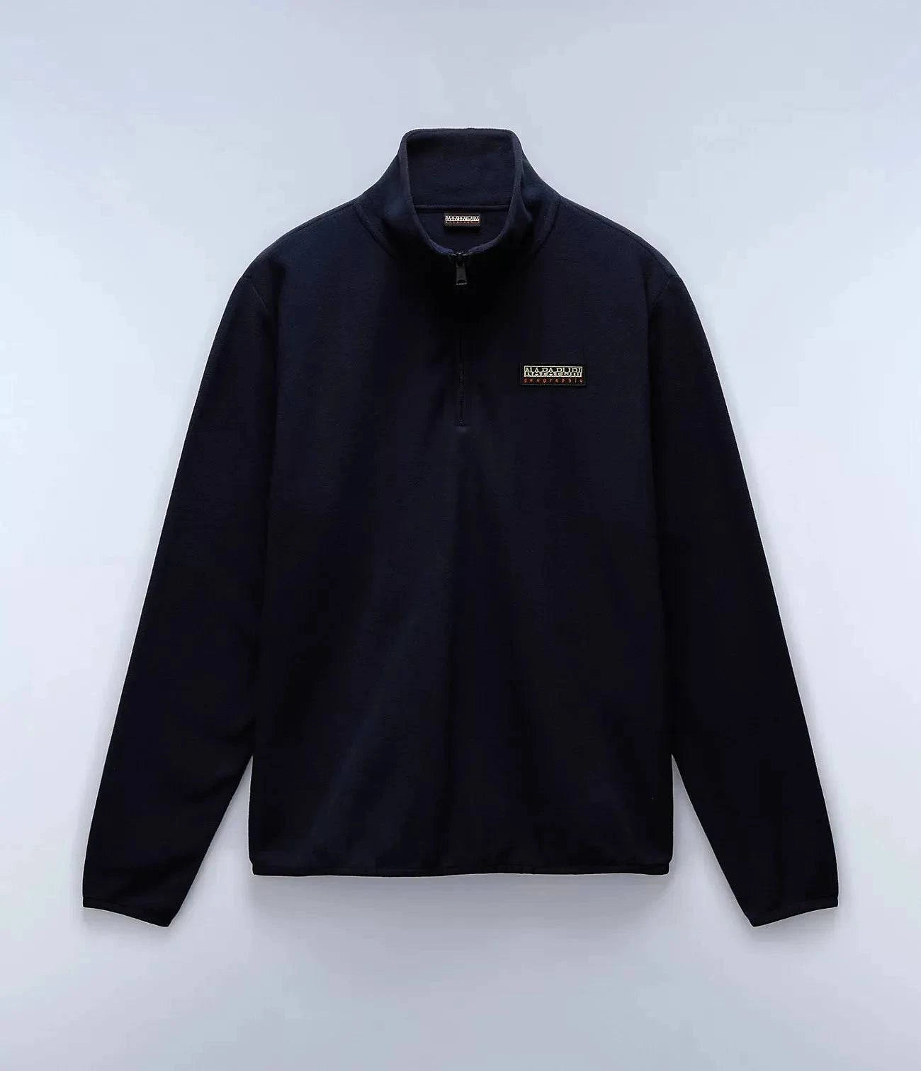 Napapijri Iaato Half Zip In Blu Marine - RD1 Clothing