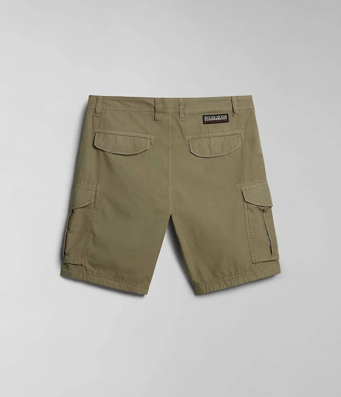 Napapijri Noto 2.0 Shorts In Green Lichen - RD1 Clothing