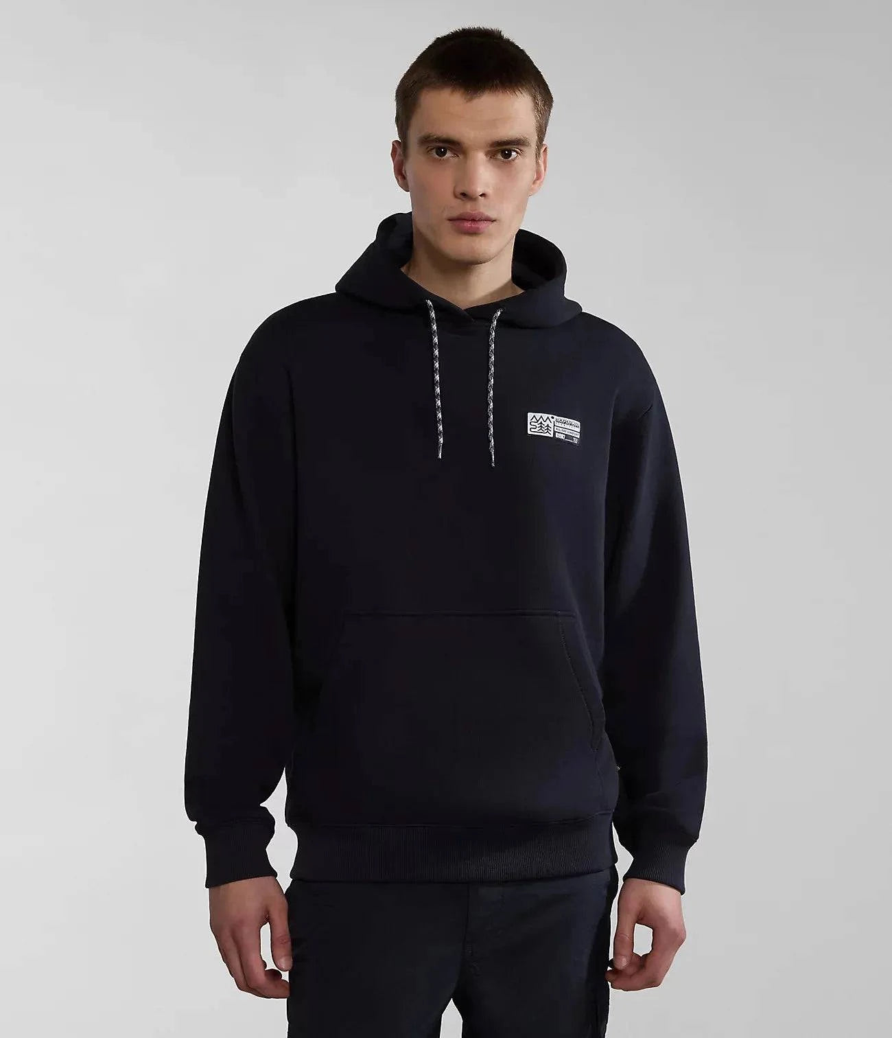 Napapijri Faber Hoodie In Black - RD1 Clothing