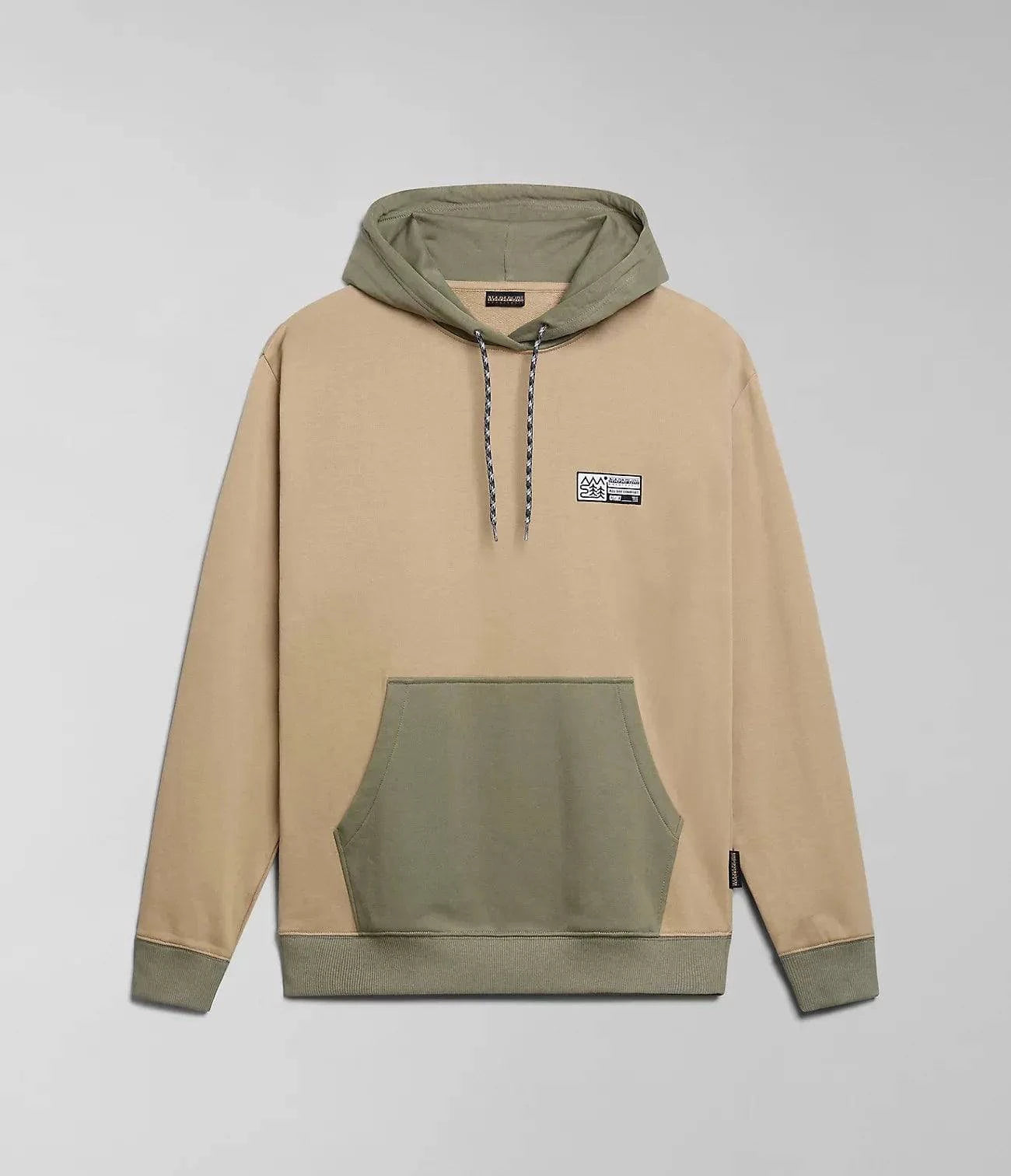 Napapijri Faber Hoodie In Beige - RD1 Clothing