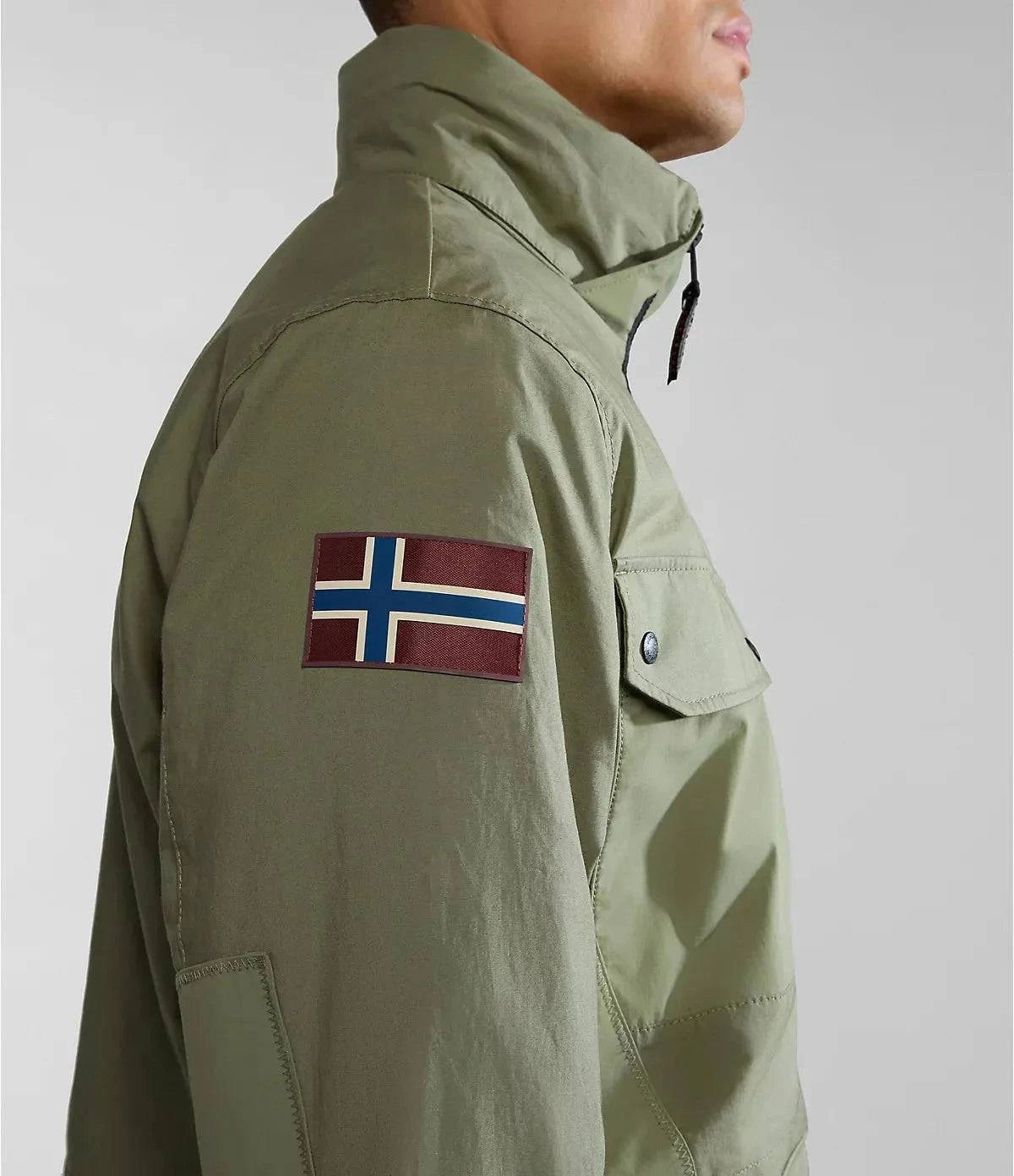 Napapijri Tepees Jacket In Green Lichen - RD1 Clothing