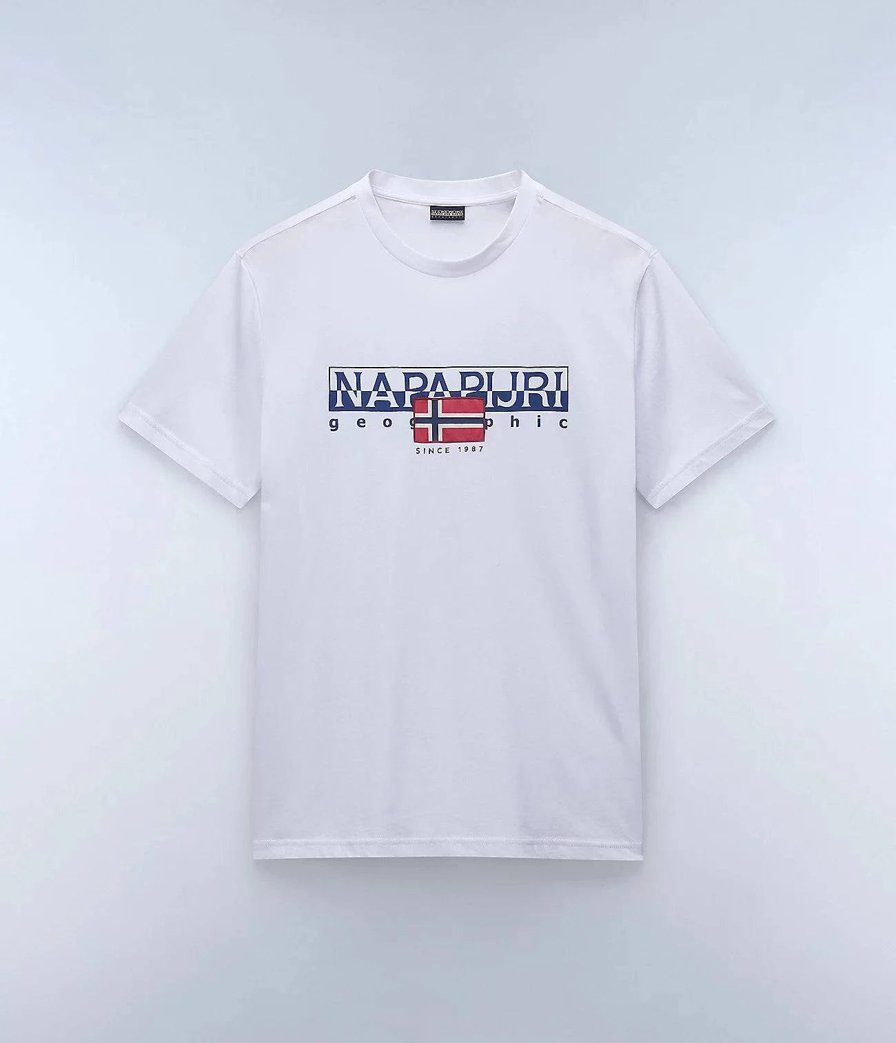 Napapijri Aylmer T-Shirt In White - RD1 Clothing