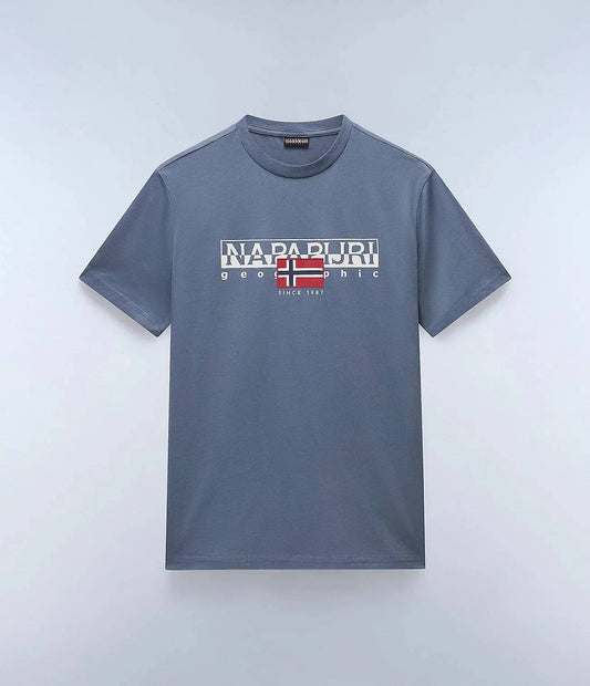 Napapijri Aylmer T-Shirt In Stormy Weat - RD1 Clothing
