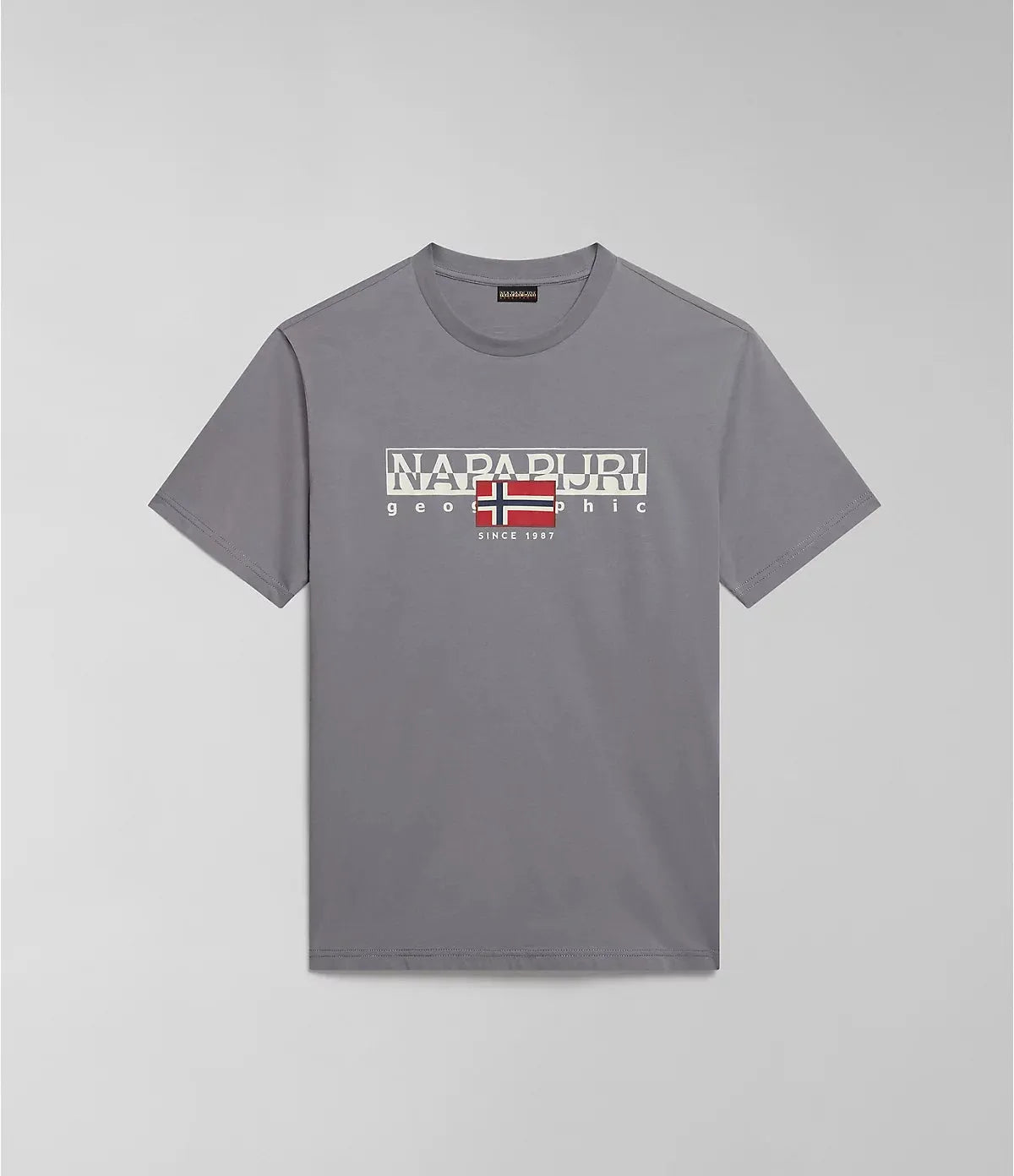 Napapijri Aylmer T-shirt Grey Owl - RD1 Clothing