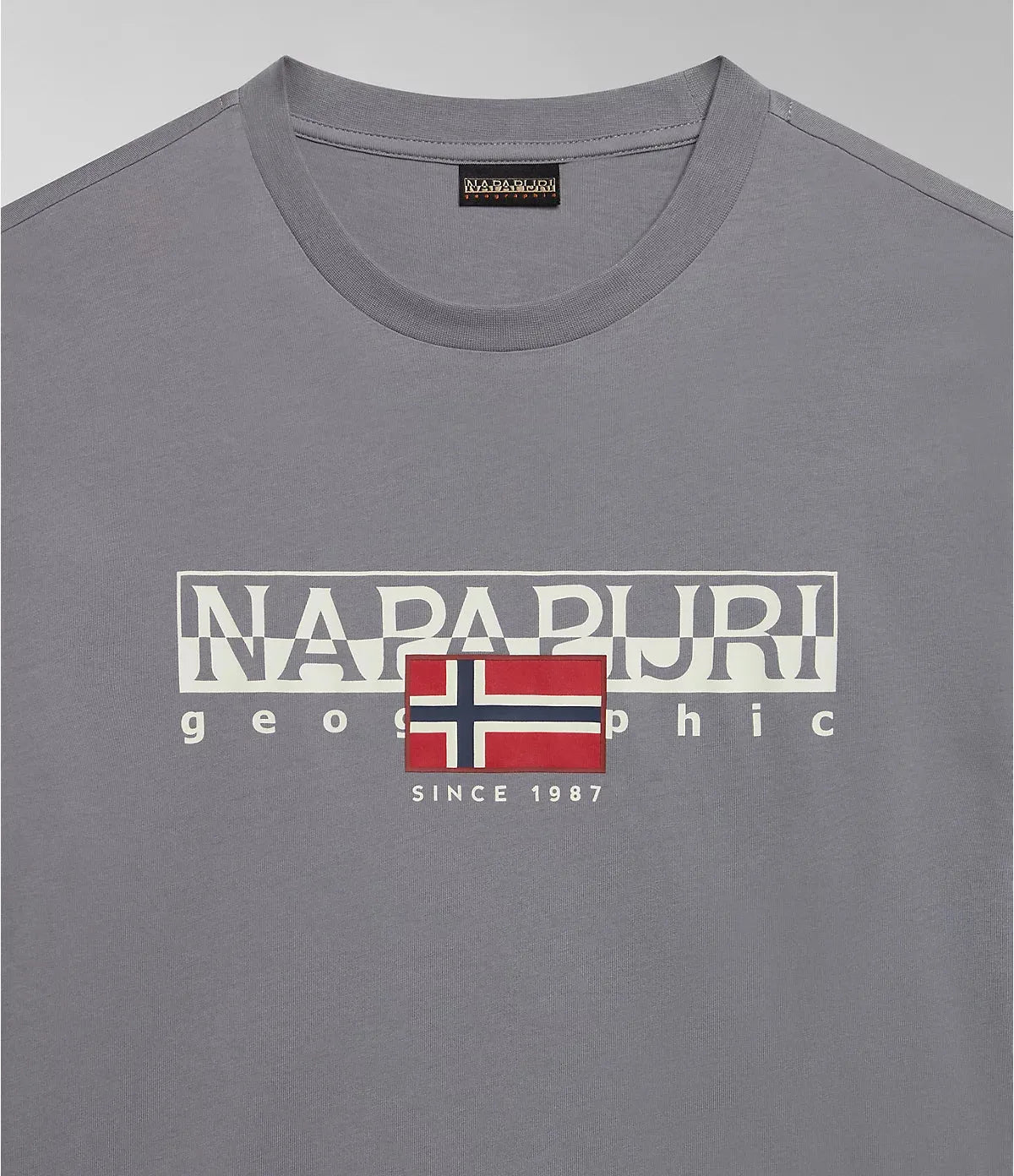 Napapijri Aylmer T-shirt Grey Owl - RD1 Clothing