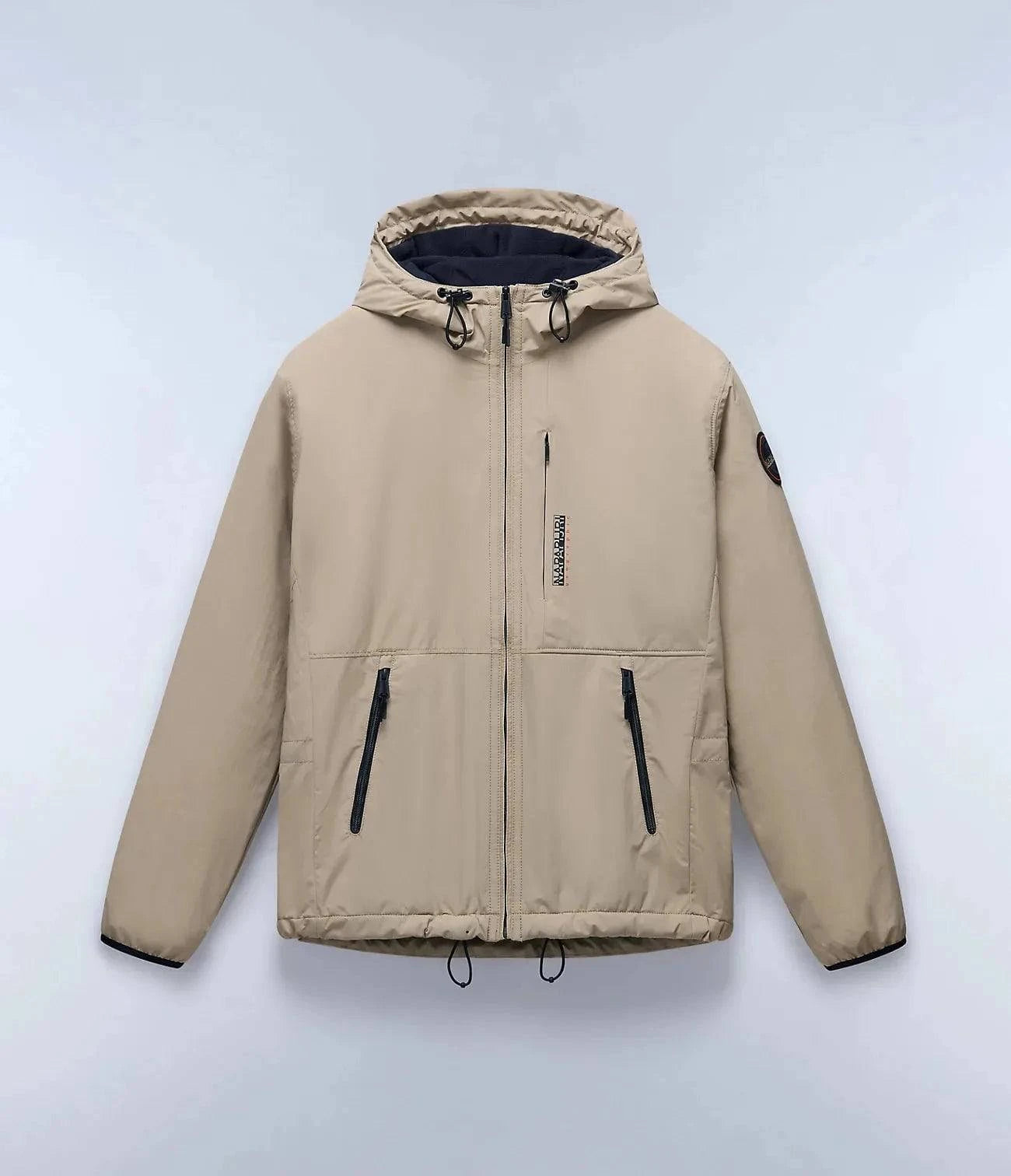 Napapijri Tundra Winter Jacket In Beige - RD1 Clothing