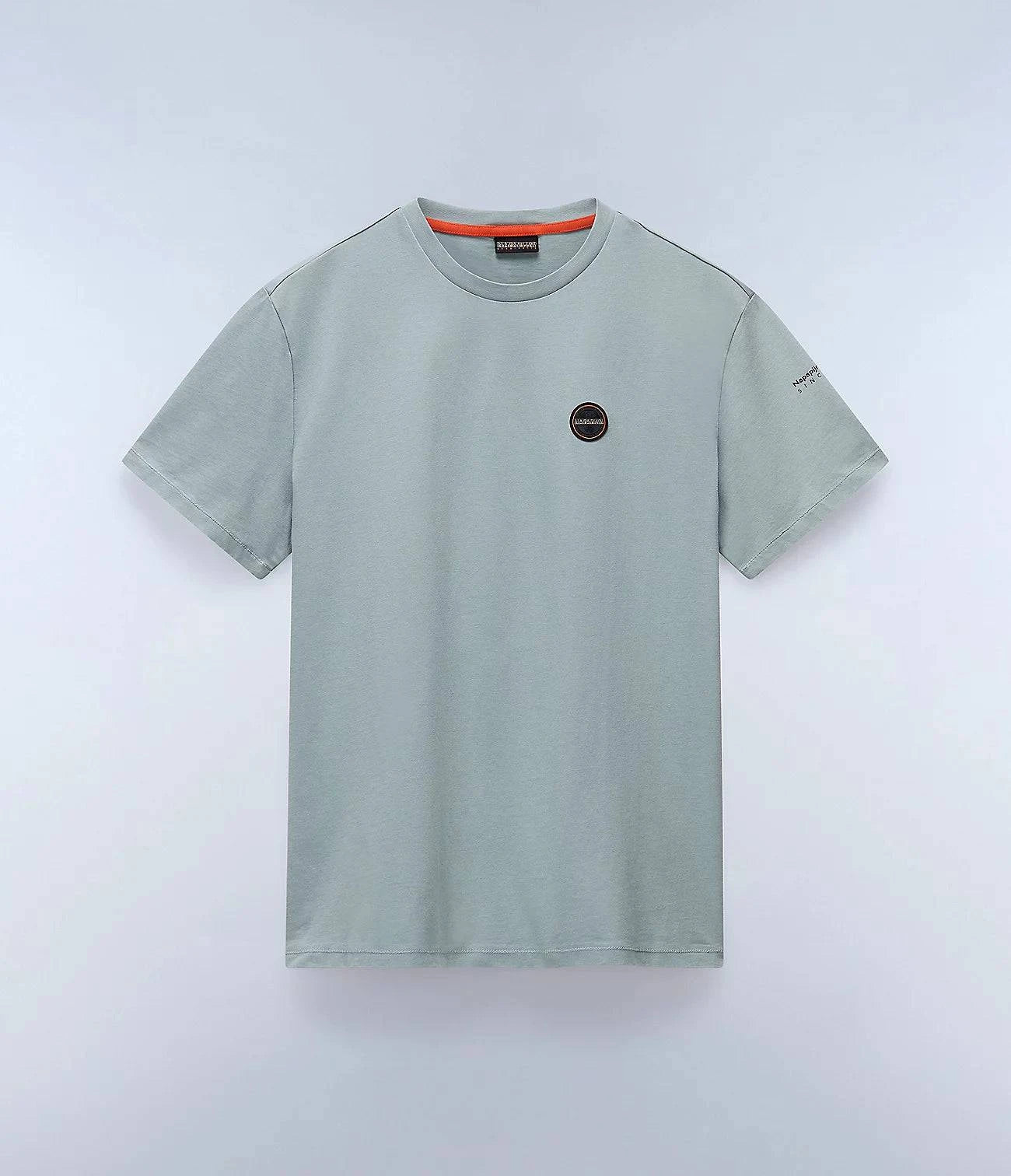Napapijri Badge Short Sleeve T-Shirt Green. - RD1 Clothing