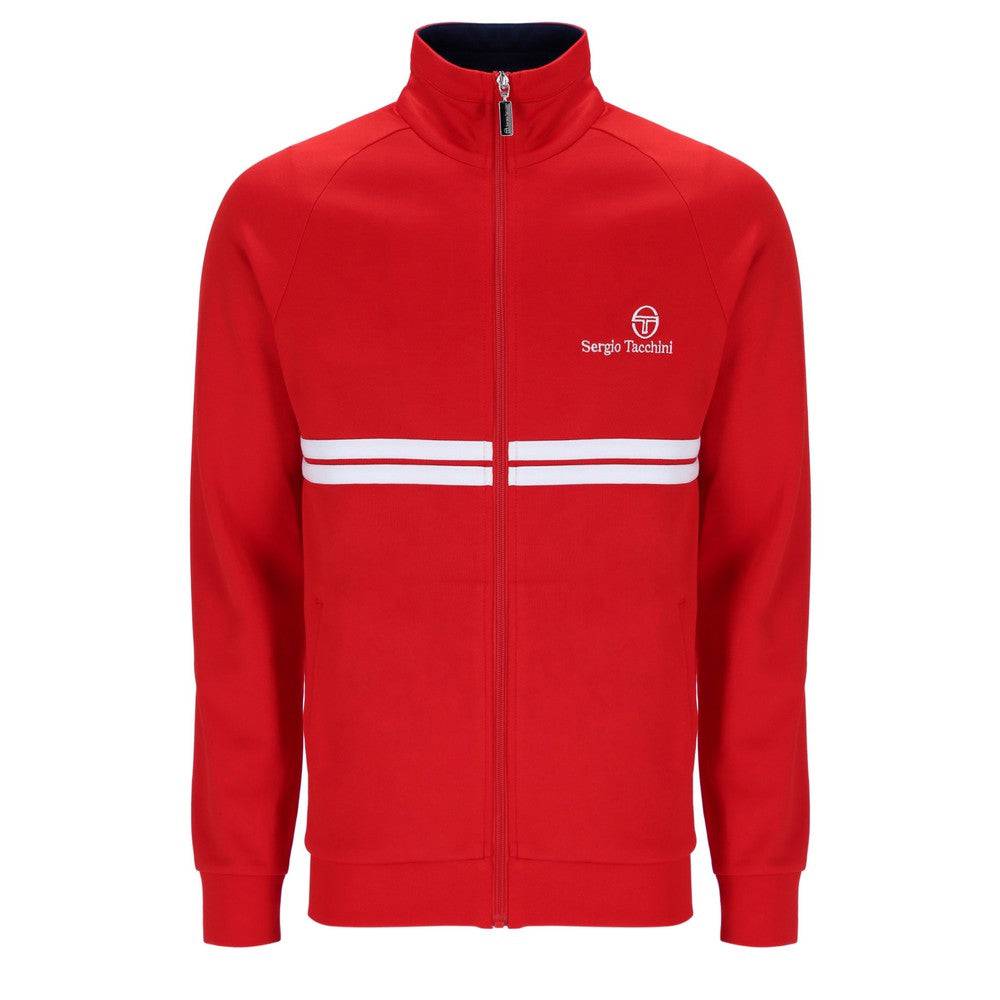 Sergio Tacchini Dallas Track Top Adrenaline Rush Red, White & Martime Blue - RD1 Clothing
