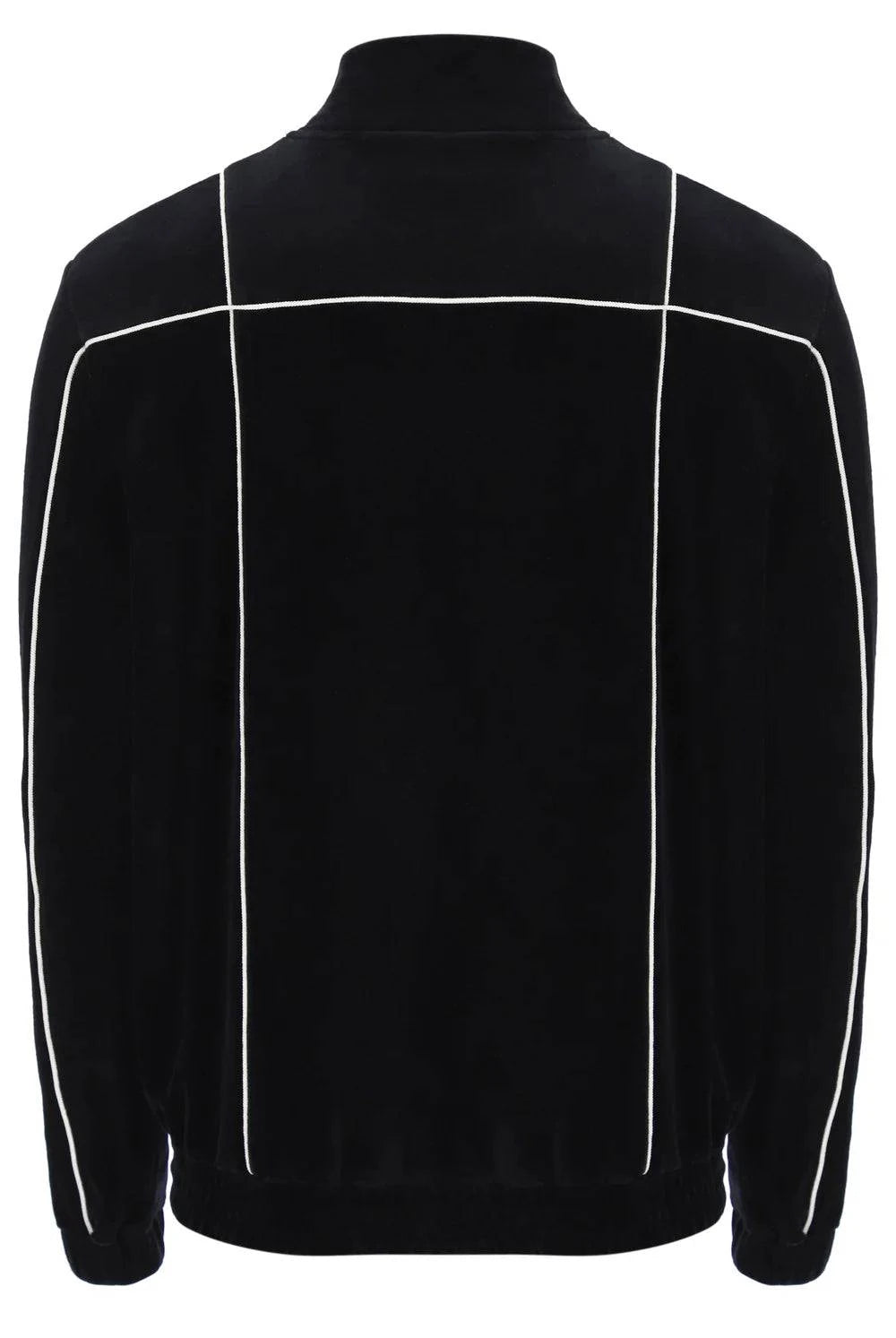 Fila Gold Nichols Velour Track Top in Black - RD1 Clothing