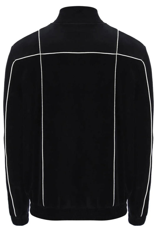Fila Gold Nichols Velour Track Top in Black - RD1 Clothing
