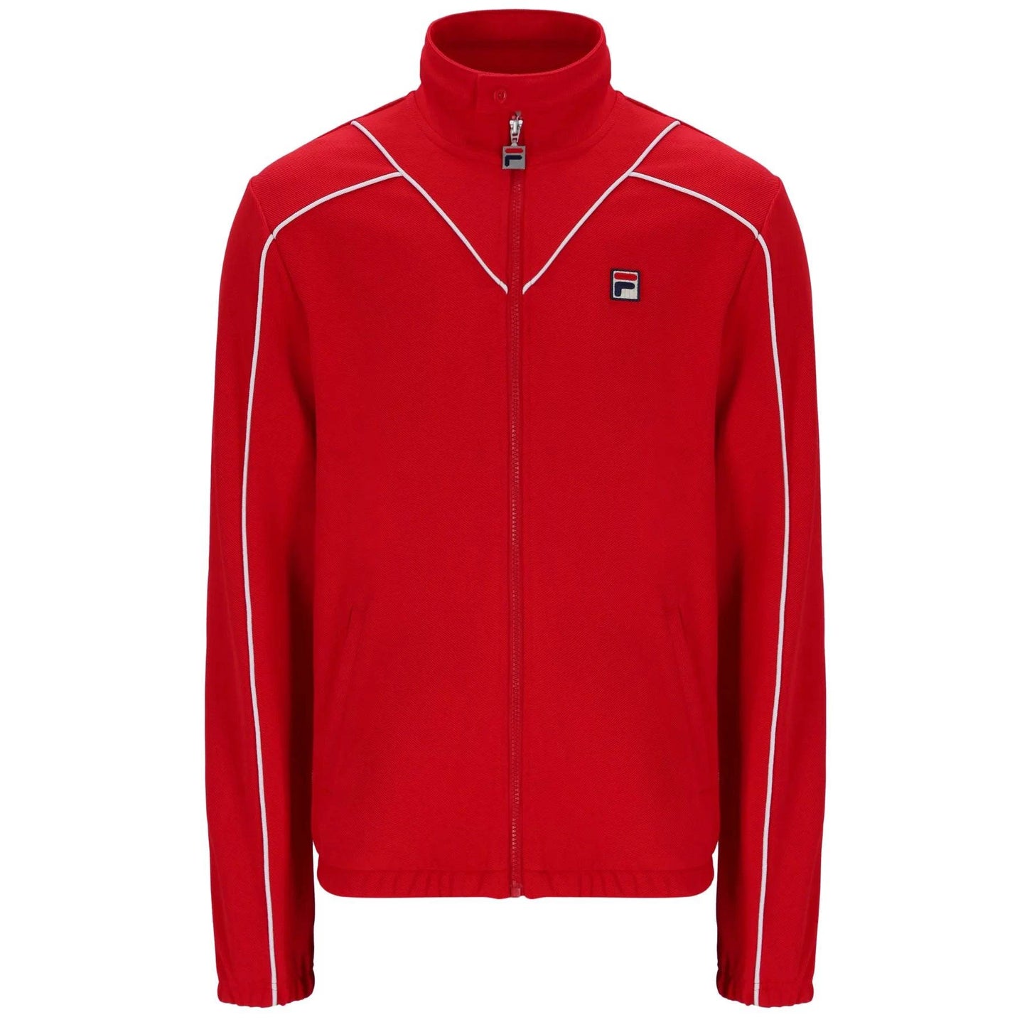 Fila Noble Archive Piping Track Top Red/White - RD1 Clothing