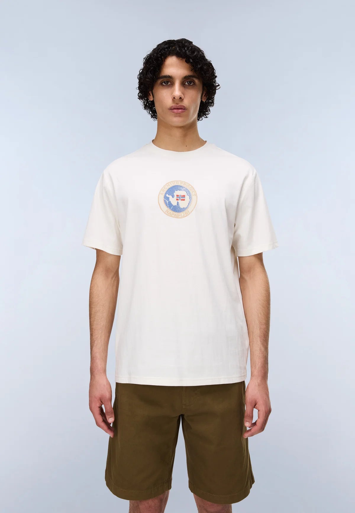 Napapijri Phos T-Shirt White Whisper - RD1 Clothing