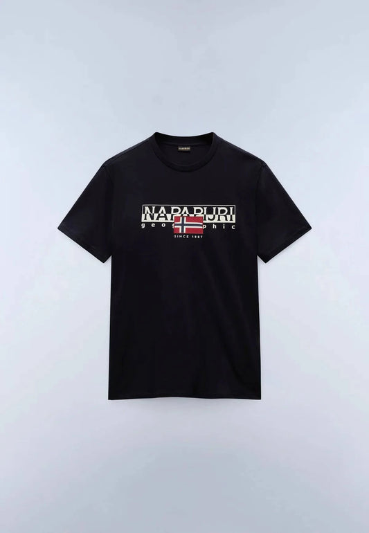Napapijri Aylmer T-Shirt Black - RD1 Clothing