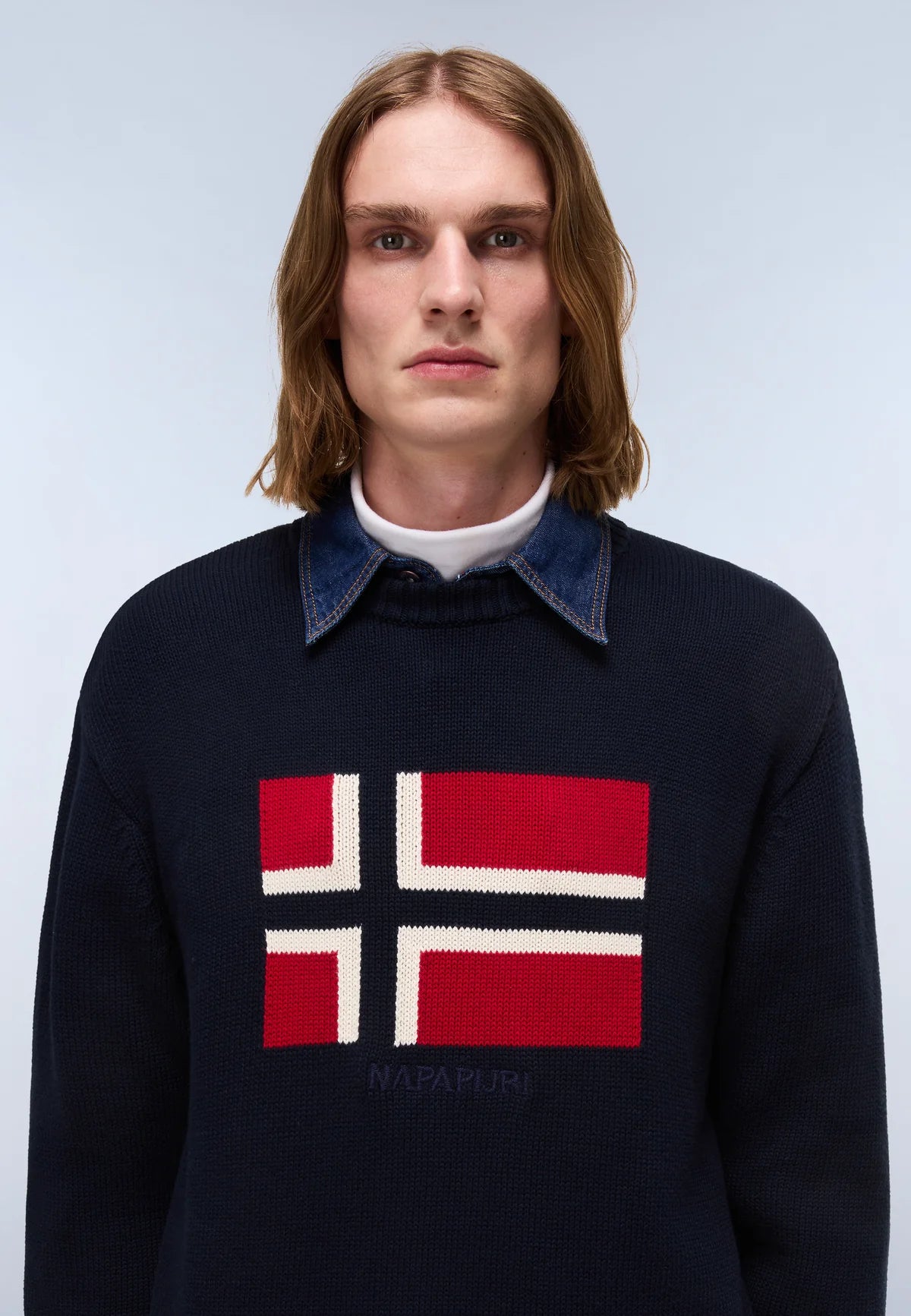 Napapijri Mura Jumper Dark Blue - RD1 Clothing