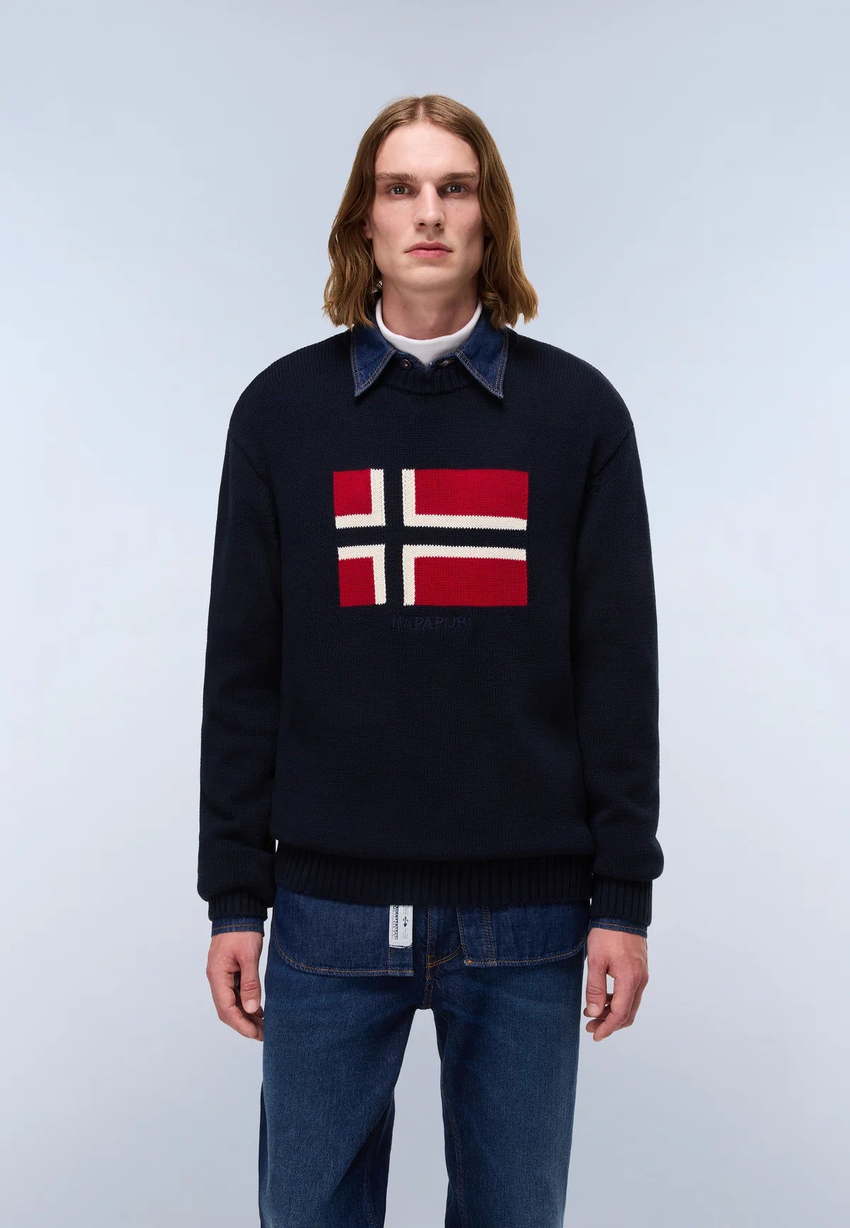 Napapijri Mura Jumper Dark Blue - RD1 Clothing