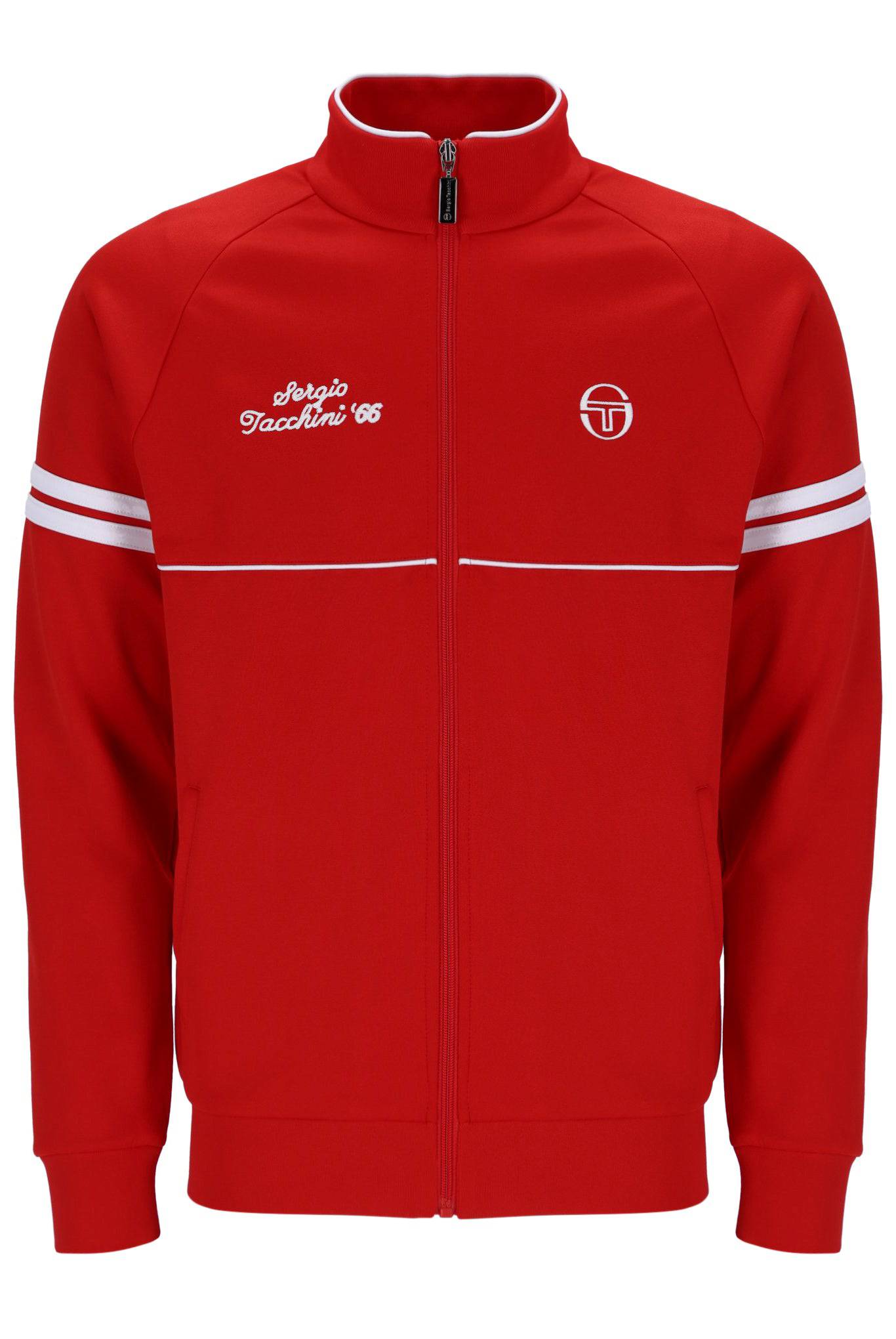 Sergio Tacchini Orion Davis Track Top In Adrenaline Rush/White - RD1 Clothing