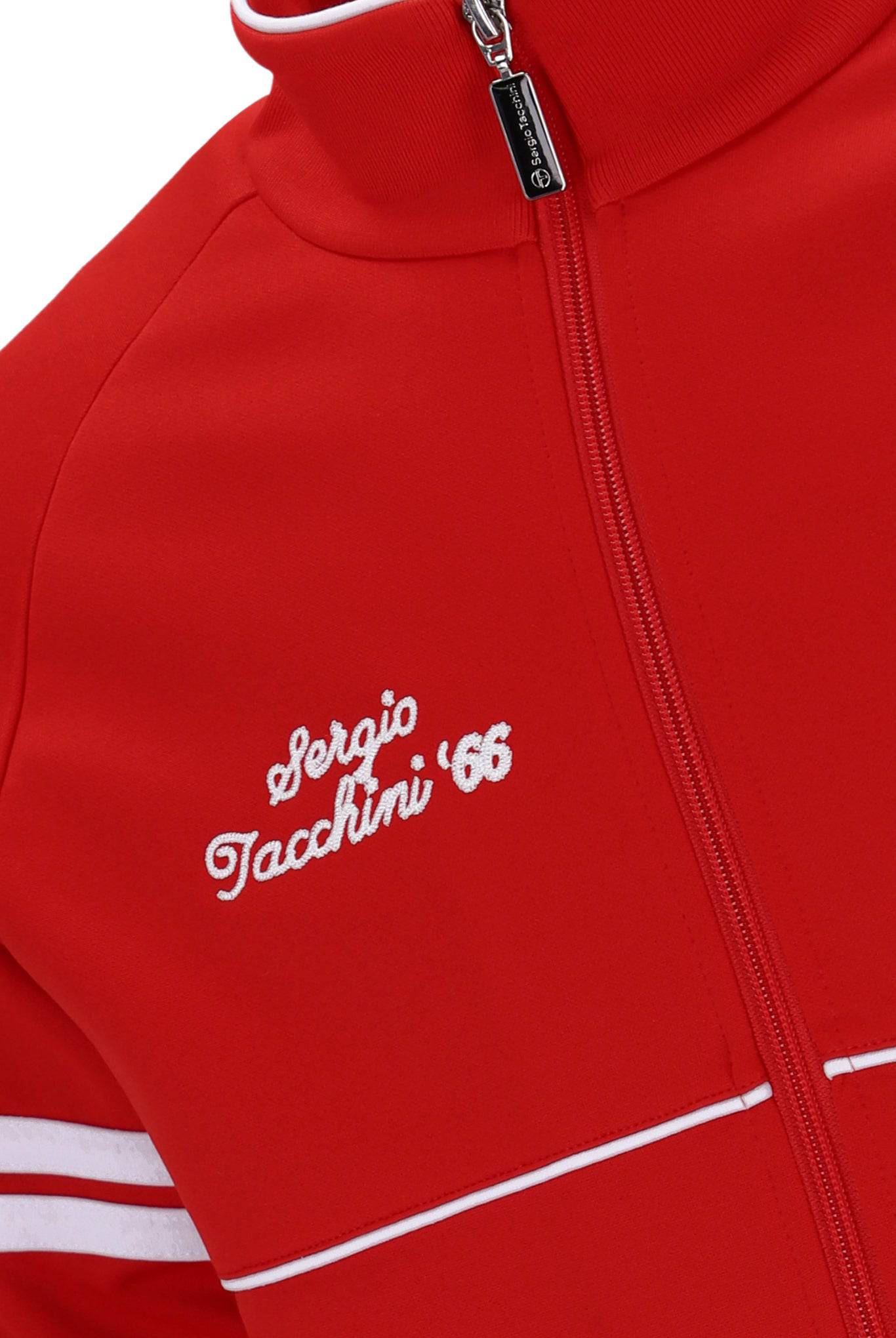 Sergio Tacchini Orion Davis Track Top In Adrenaline Rush/White - RD1 Clothing