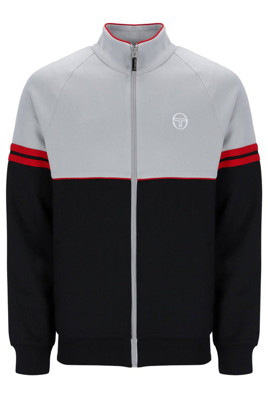 Sergio Tacchini Orion Track Top High Rise/Black/Adrenaline Rush - RD1 Clothing