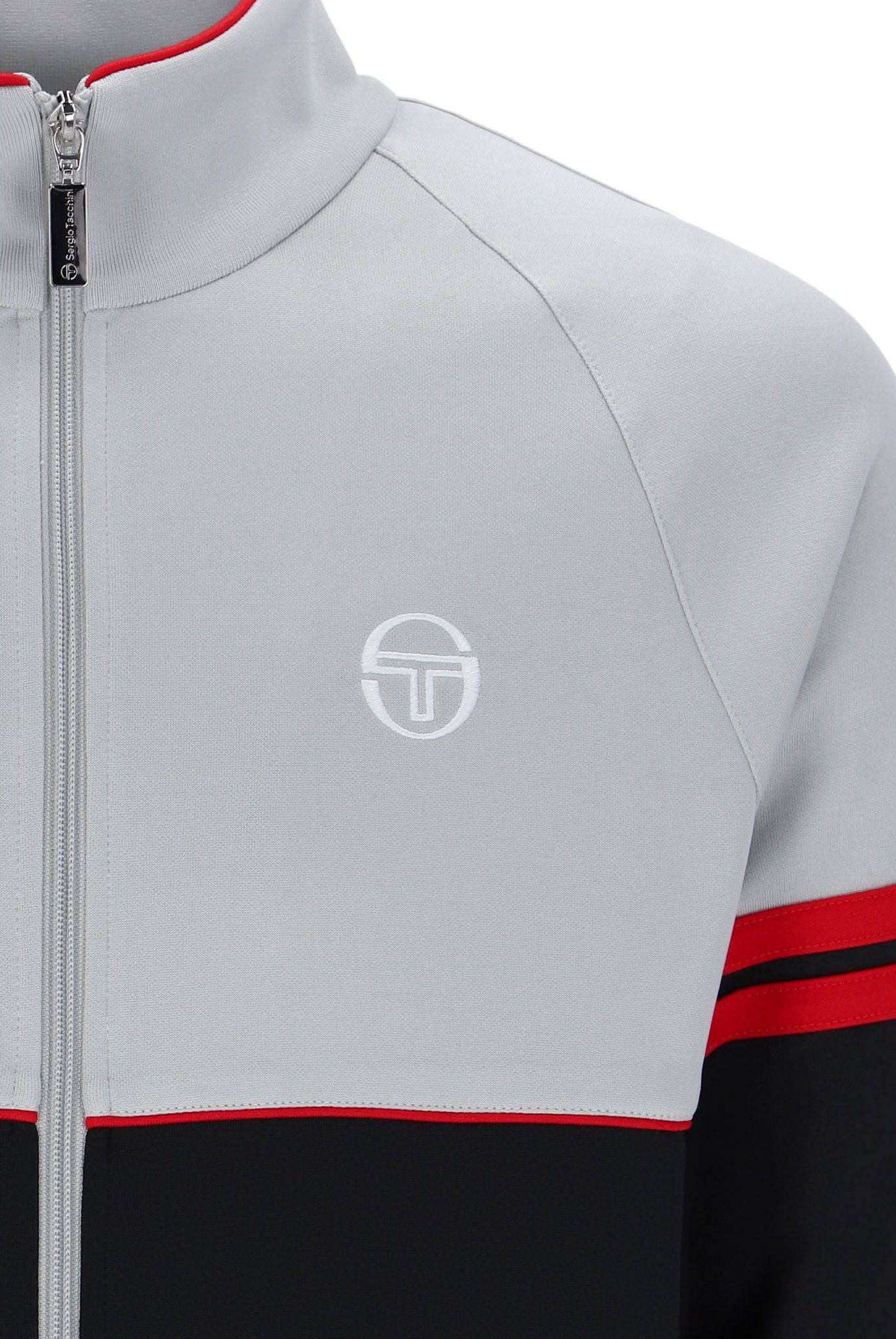 Sergio Tacchini Orion Track Top High Rise/Black/Adrenaline Rush - RD1 Clothing