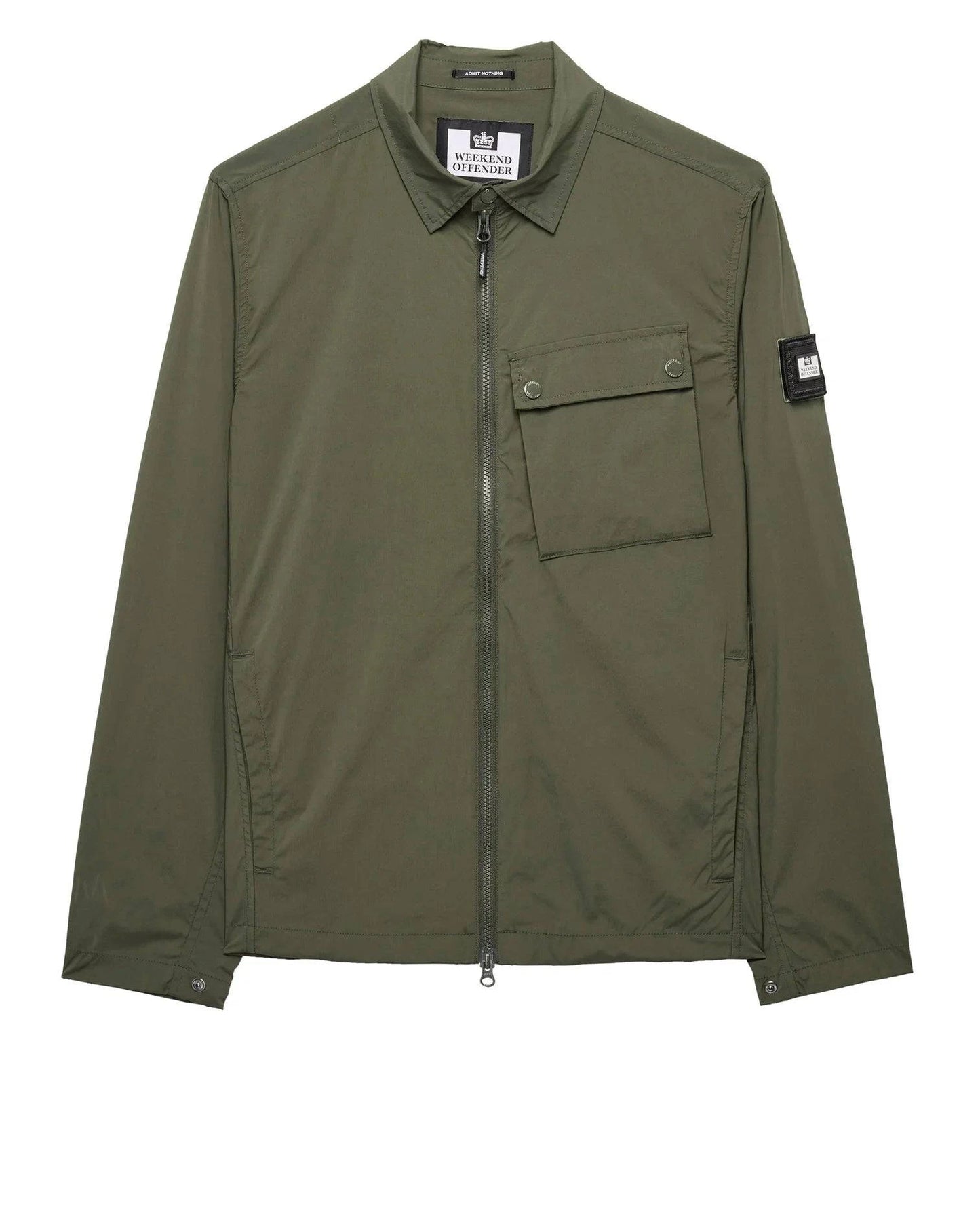 Weekend Offender Southbank Technical Over-Shirt Castle Green - RD1 Clothing