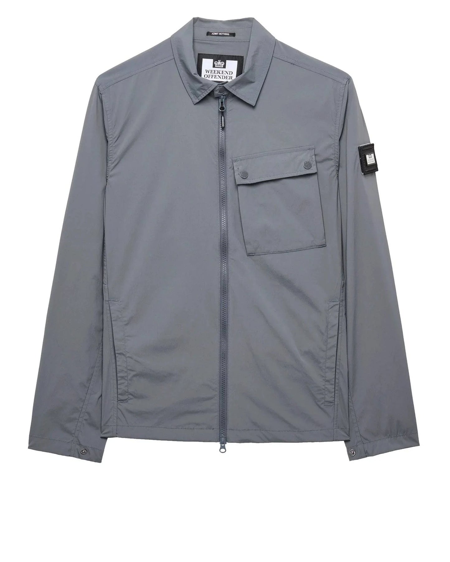 Weekend Offender Southbank Technical Over-Shirt Zinc - RD1 Clothing