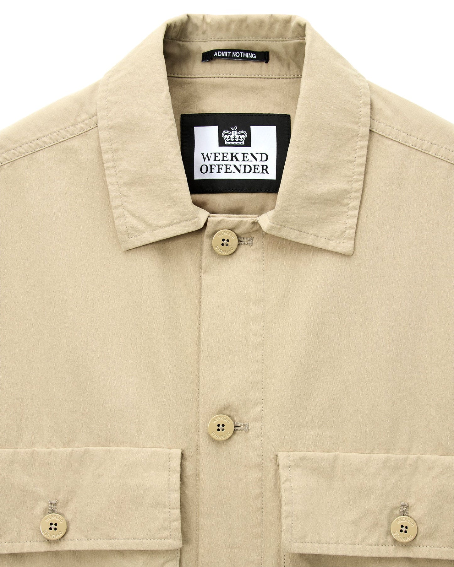Weekend Offender Pancho Jacket Stone